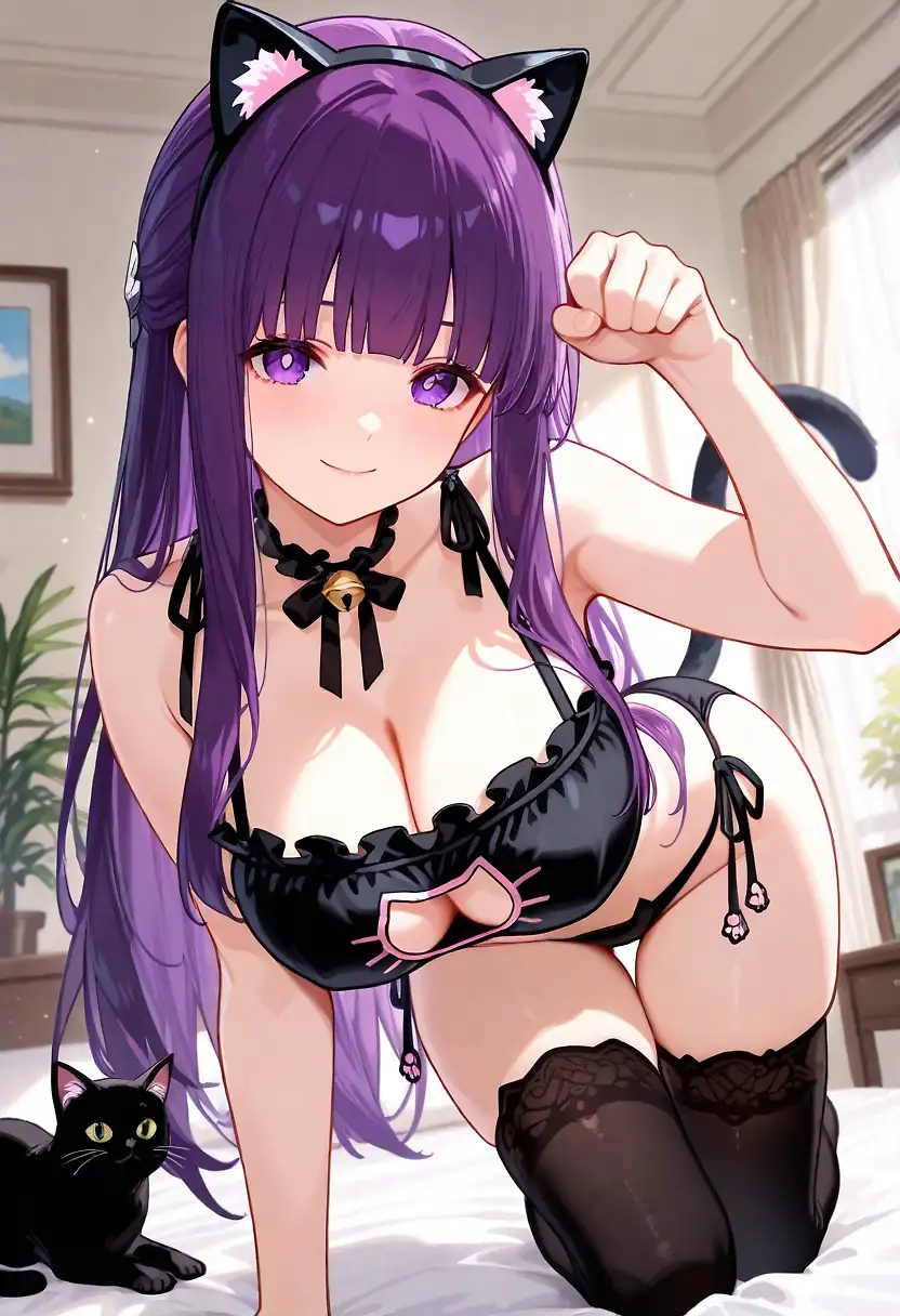 Fern cat lingerie