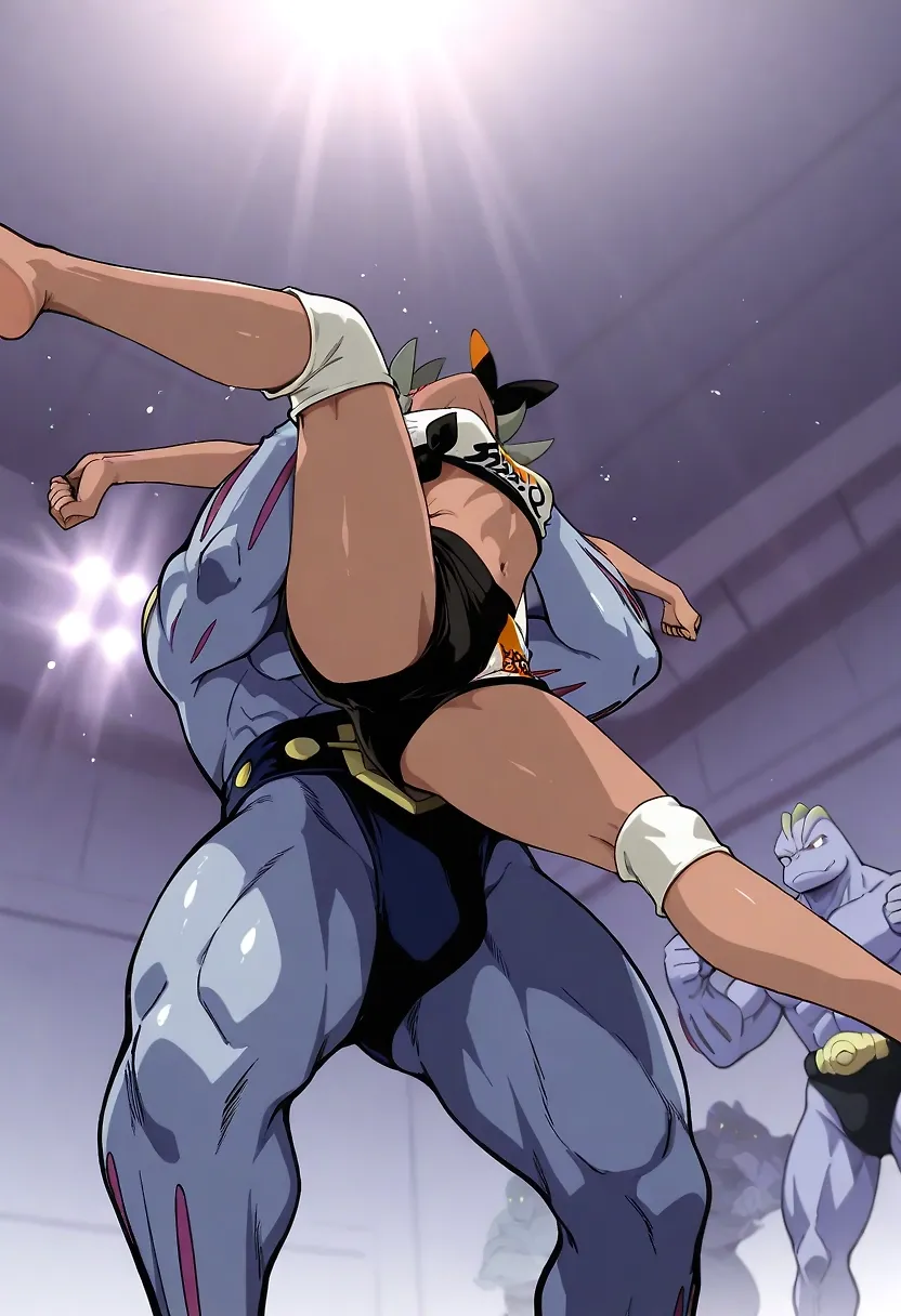 Bea loses against a pack of Machoke