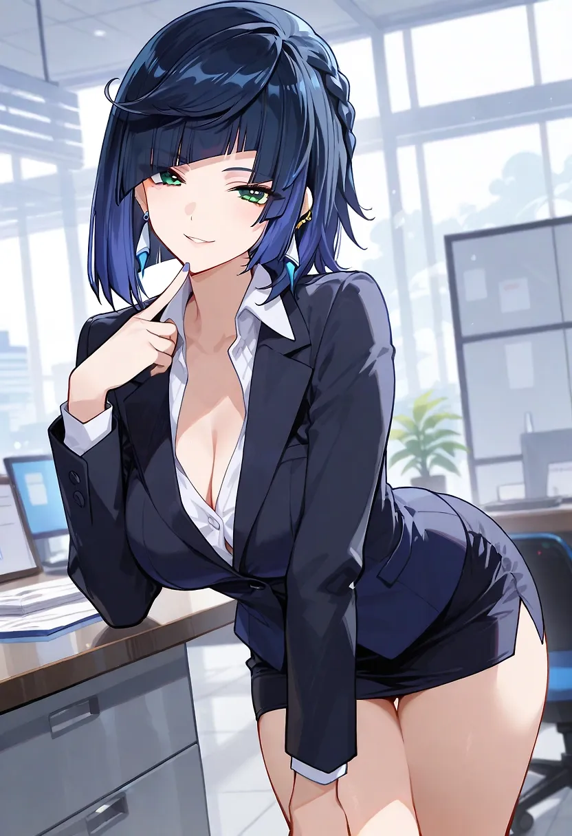 Yelan Office Striptease and Service