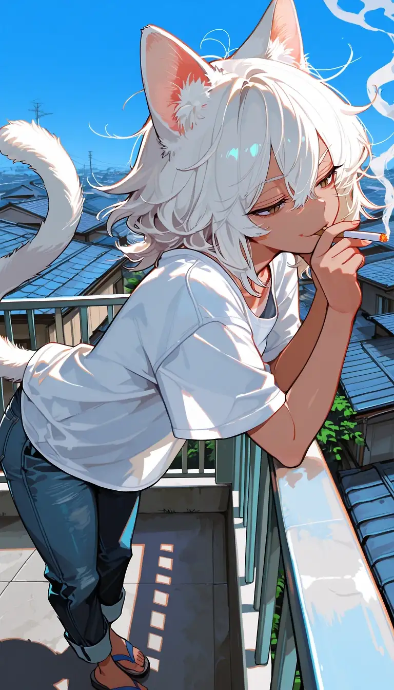 AI art 'yanineko'