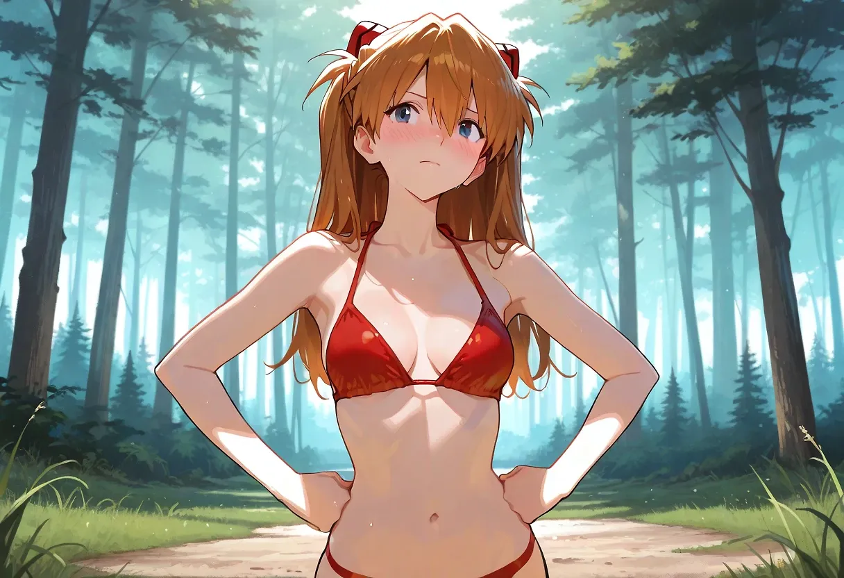 Asuka : You know I like you... Stupid Shinji... come on! don't let me down...