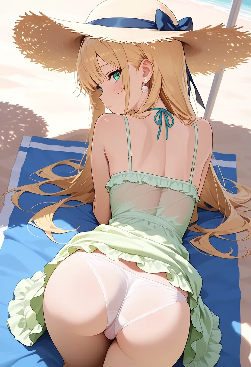 Windy beach