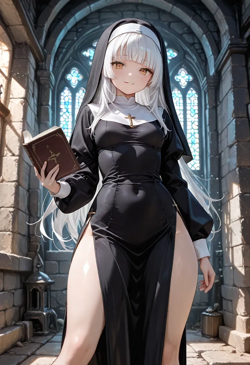 AI art "Dungeon cleric"