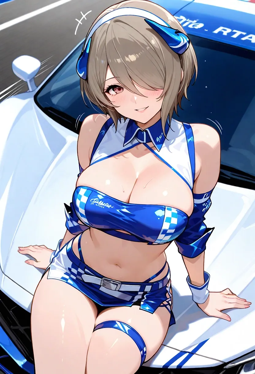 AI art "Part time race queen"