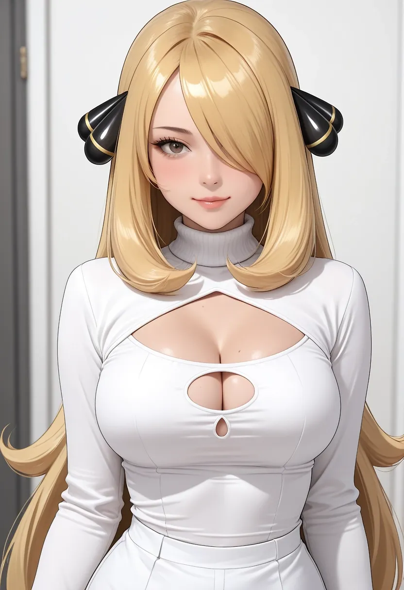 Cynthia having a bit of fun