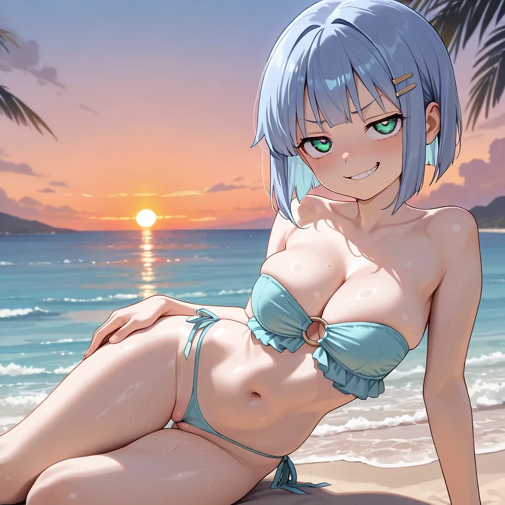 Why don't you come over here and put some suntan lotion on mommy <3.