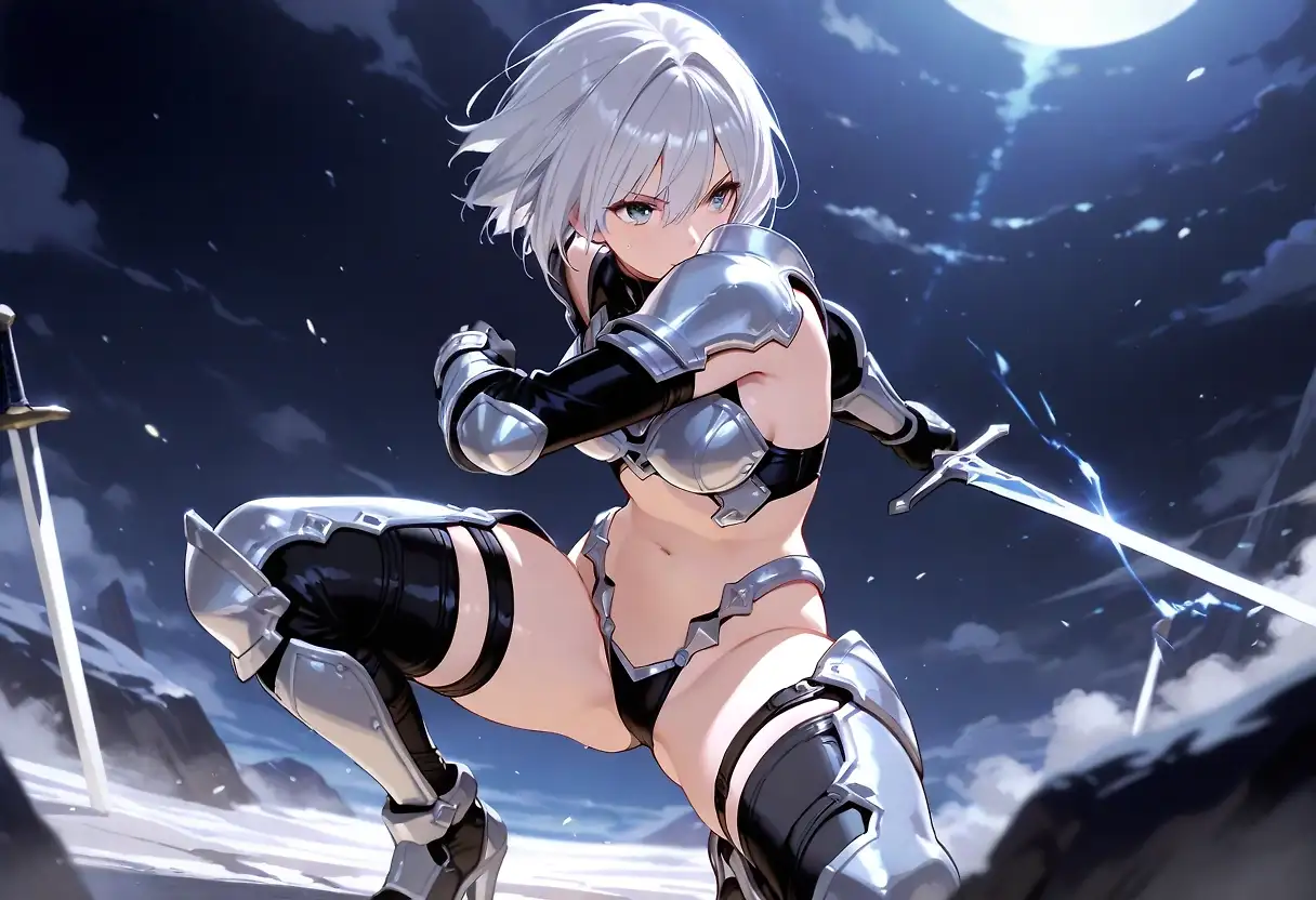 AI art "Defeat"
