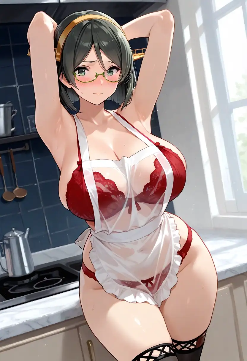 AI art "Kirishima(Kancolle)"