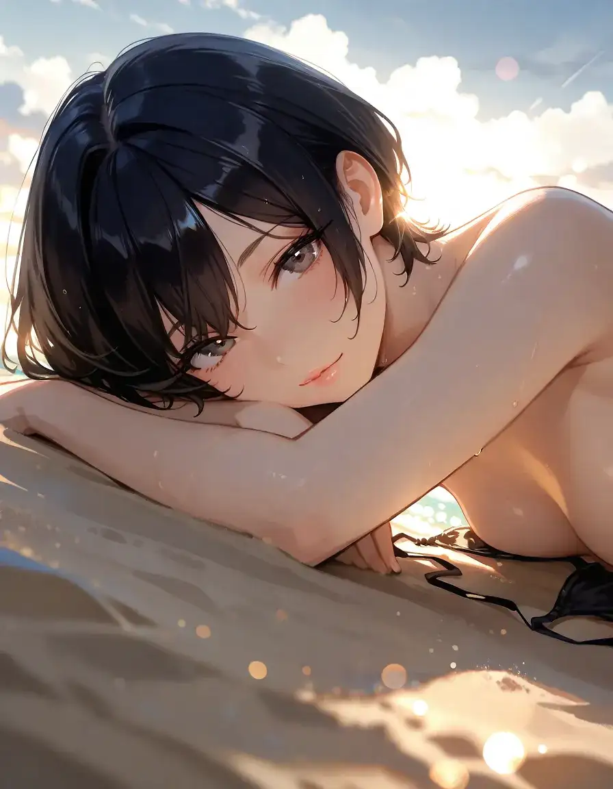 AI art 'on the beach'