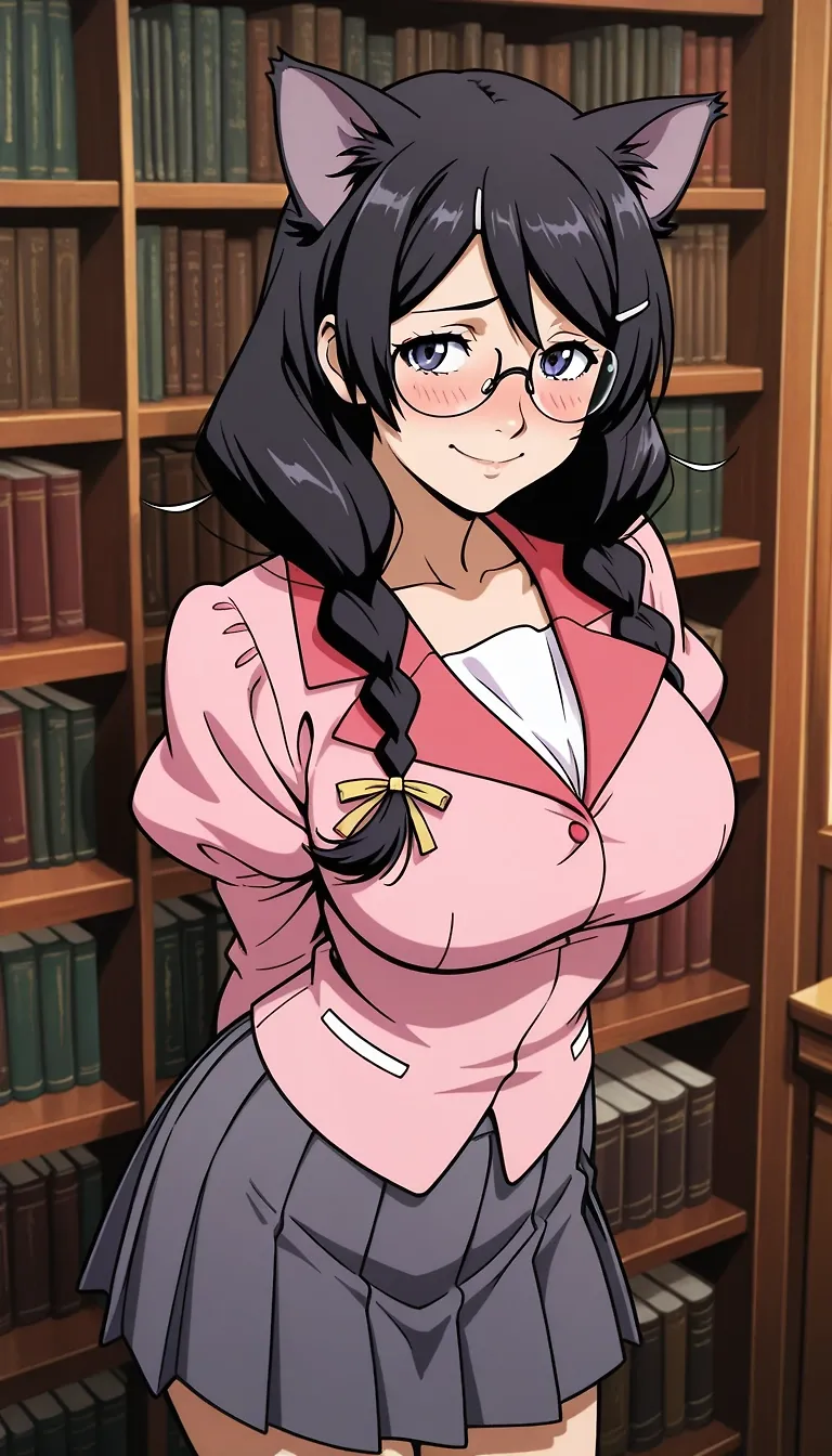 AI art "Hanekawa2"