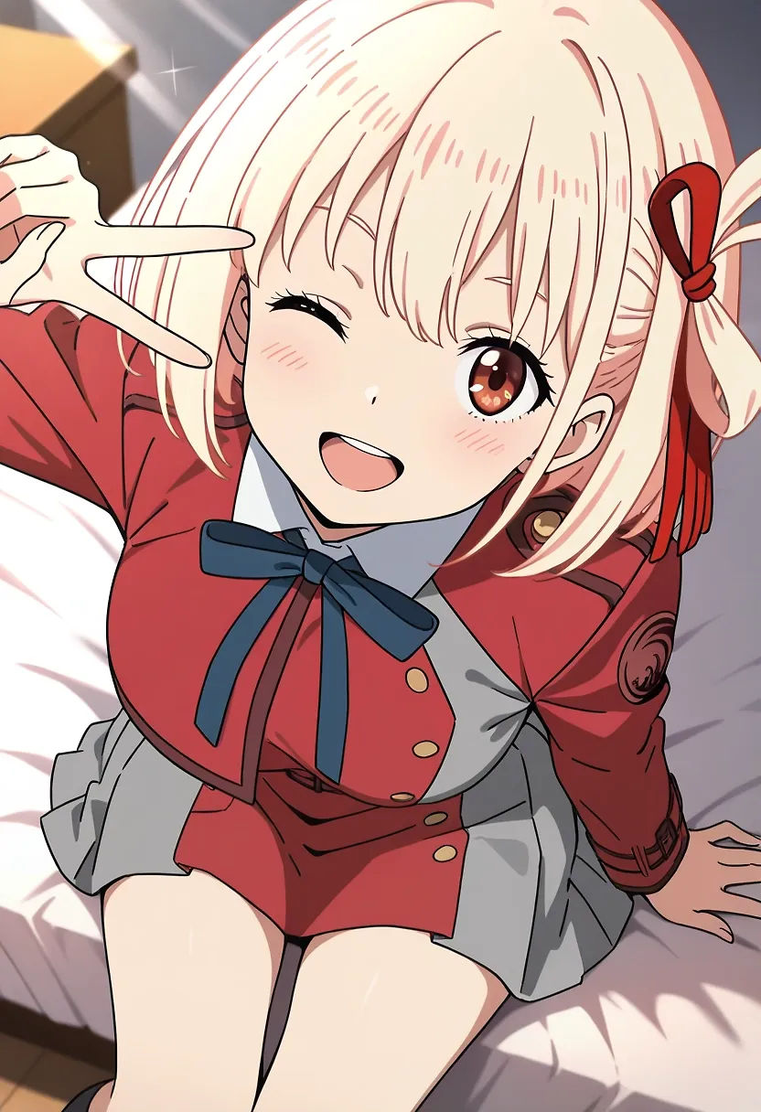 AI art "Chisato at Bedroom"