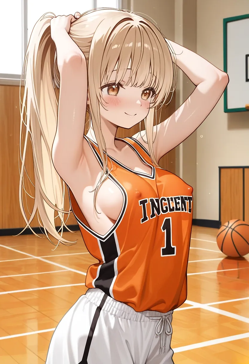 AI art "The angel basketball"