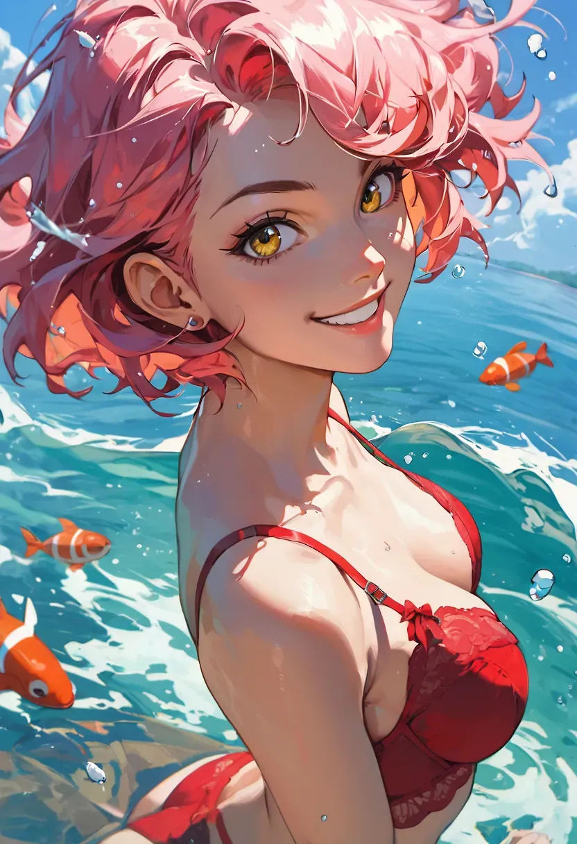 Underwater meditation.