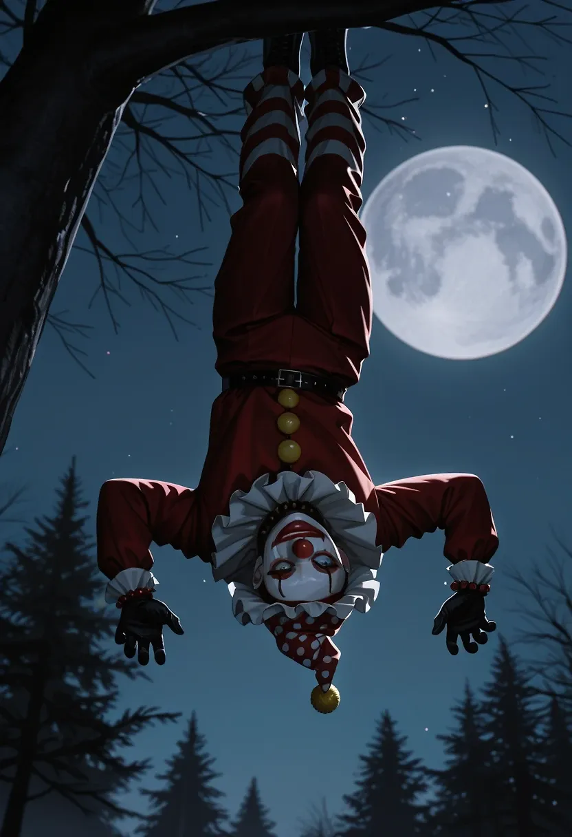 AI art "Evil Clown"