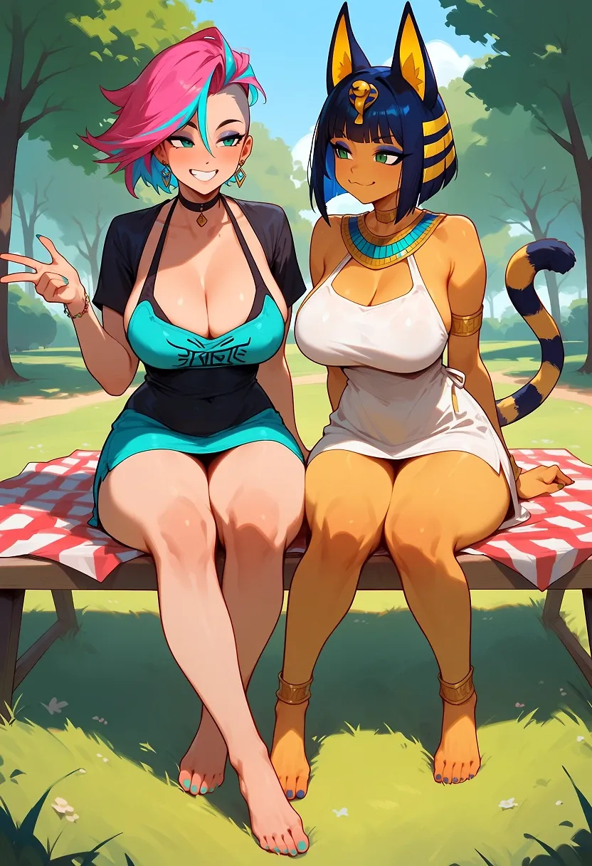 AI art "Sera and ankah" with user description "I wonder what theyβre planning?
@gildenstein @hollenwulf @octavian @peterco
@warmicestudios @casca_kirei-onna @heihund
@bad77 @a_casual_prompter @parda @terror2
@goobygubby @cro_bo @varcolac @smut317
@gildenstein @zerogroupe21 @saltymajor778 @zesoul"