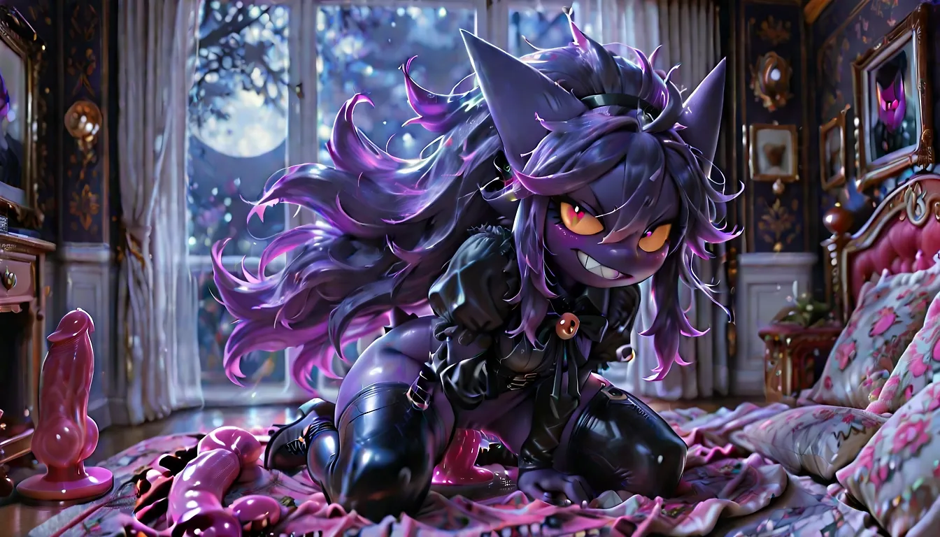 Gengar dildo riding