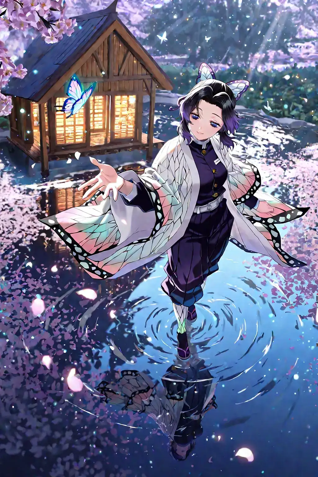 AI art 'kochou shinobu'
