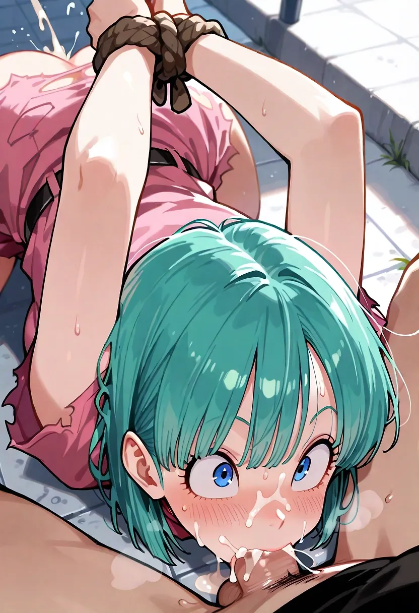 AI art "Bulma in action"