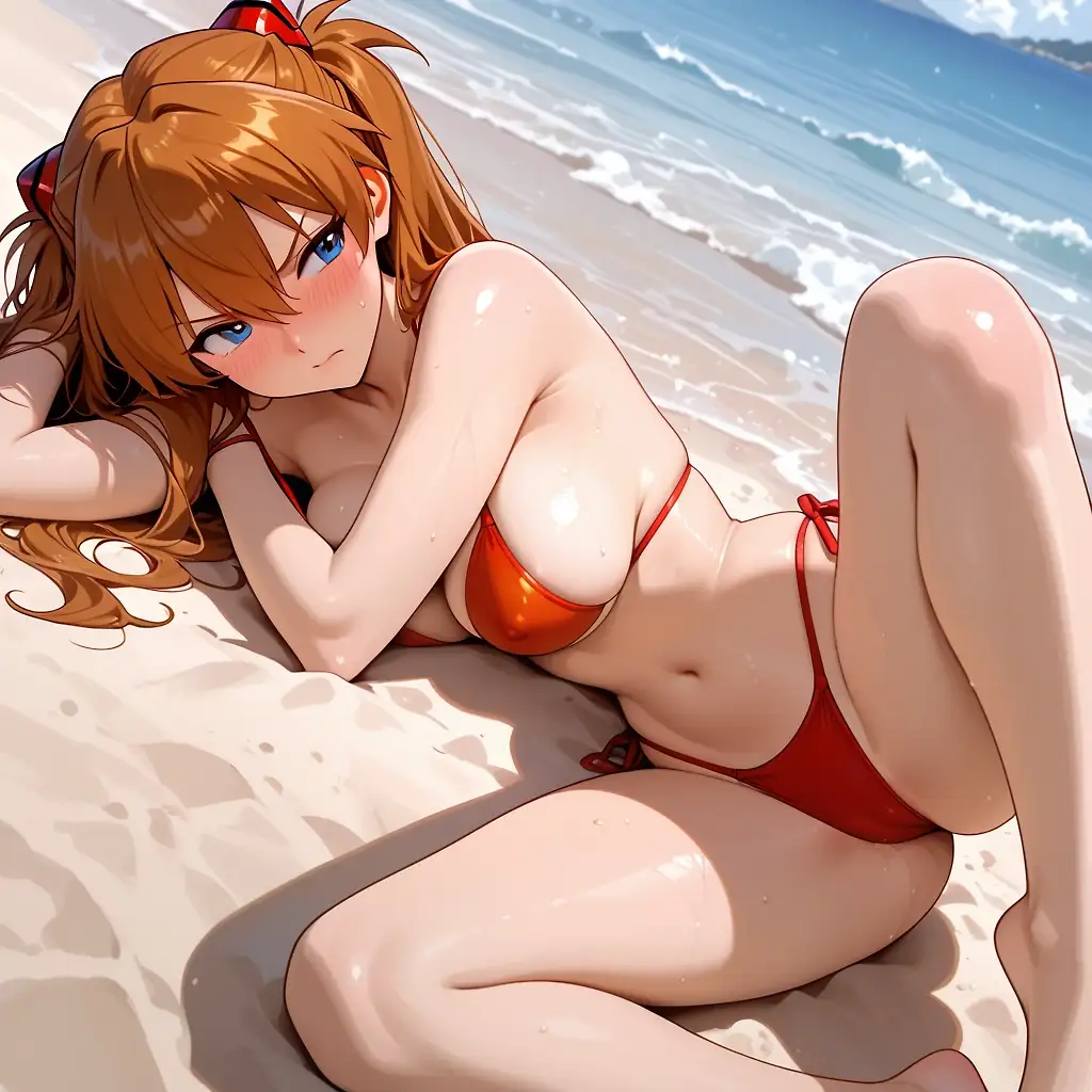 AI art "Sexy asuka wants something"