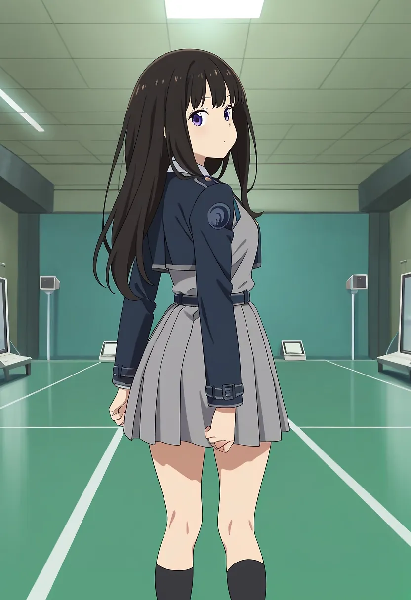 AI art "Takina at Lockker Room"