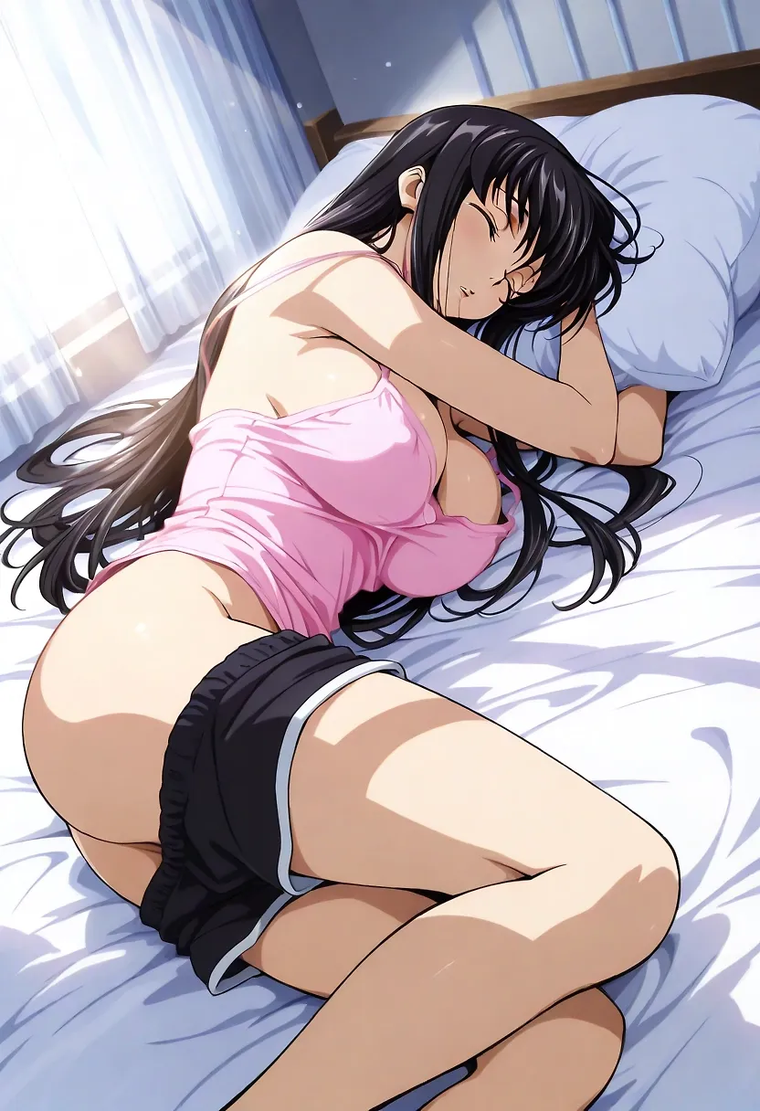 AI art "Sleepy Sakuya"