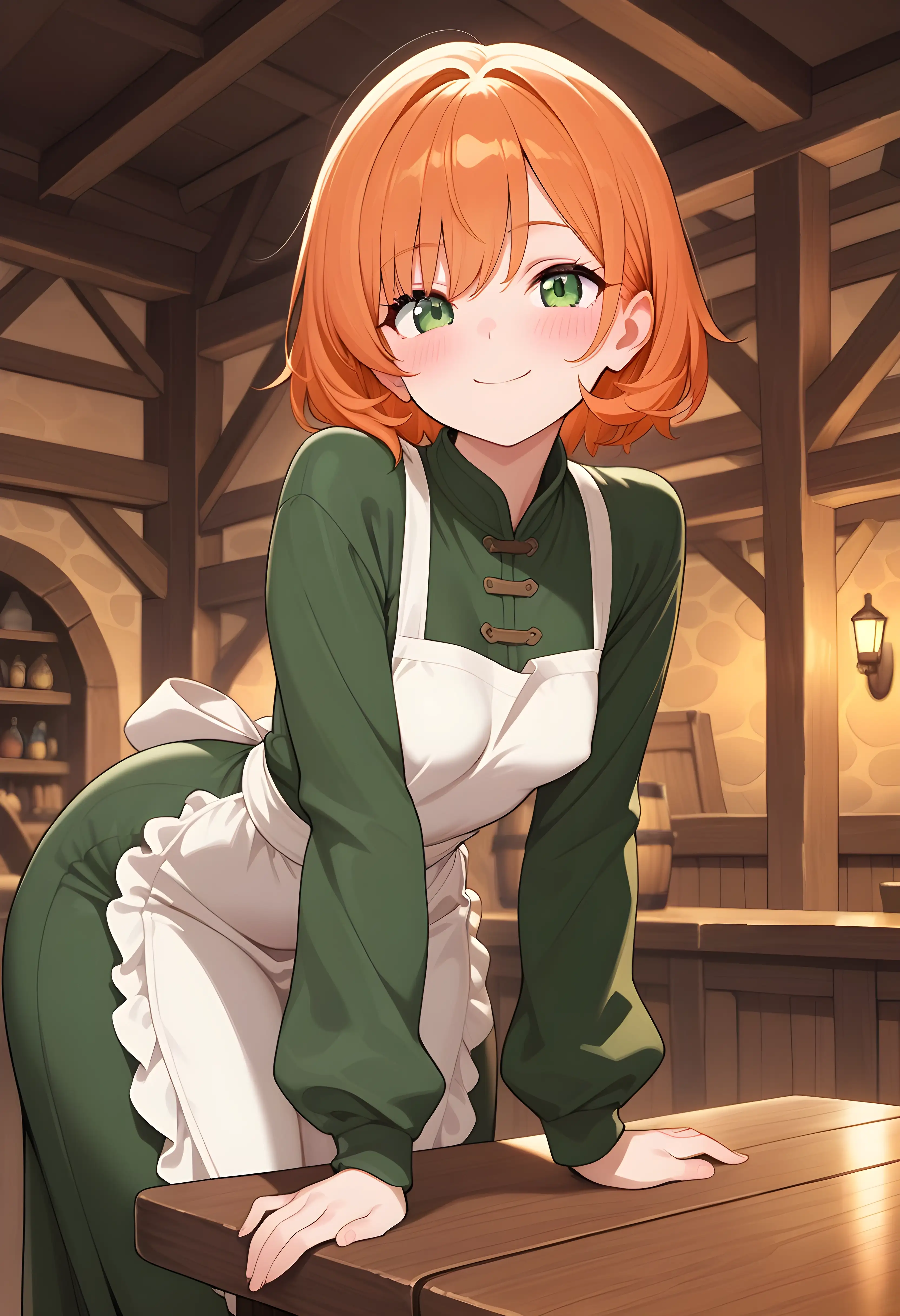 Barmaid gives extra