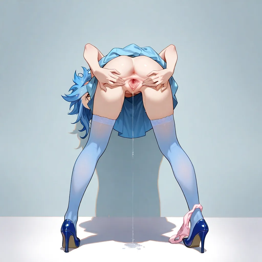 Levy blue lingerie