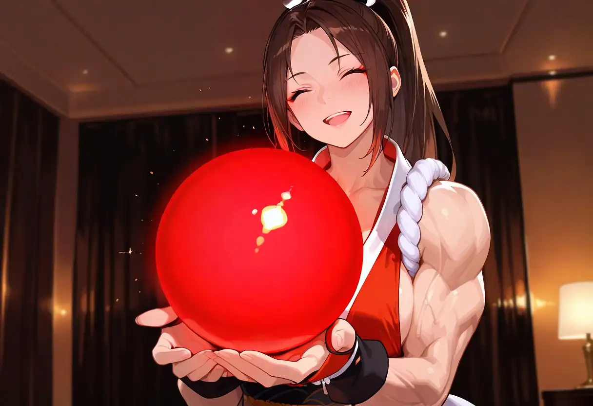 AI art "Shiranui Mai & Angel (KOF) using Menat’s new creation"