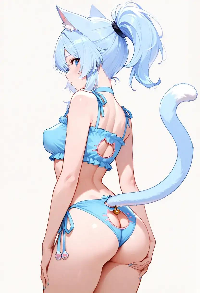 AI art "catgirl masturbation"
