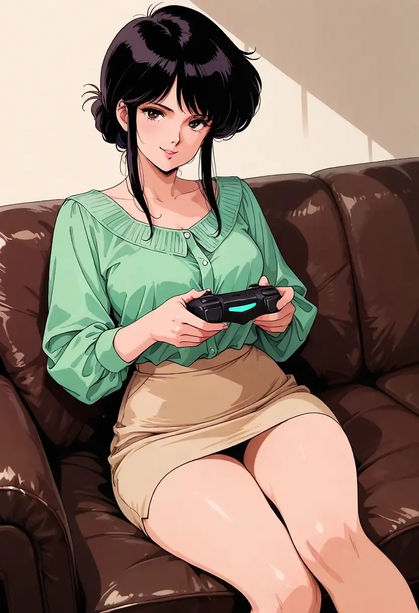 Satomi is hooked on your video games