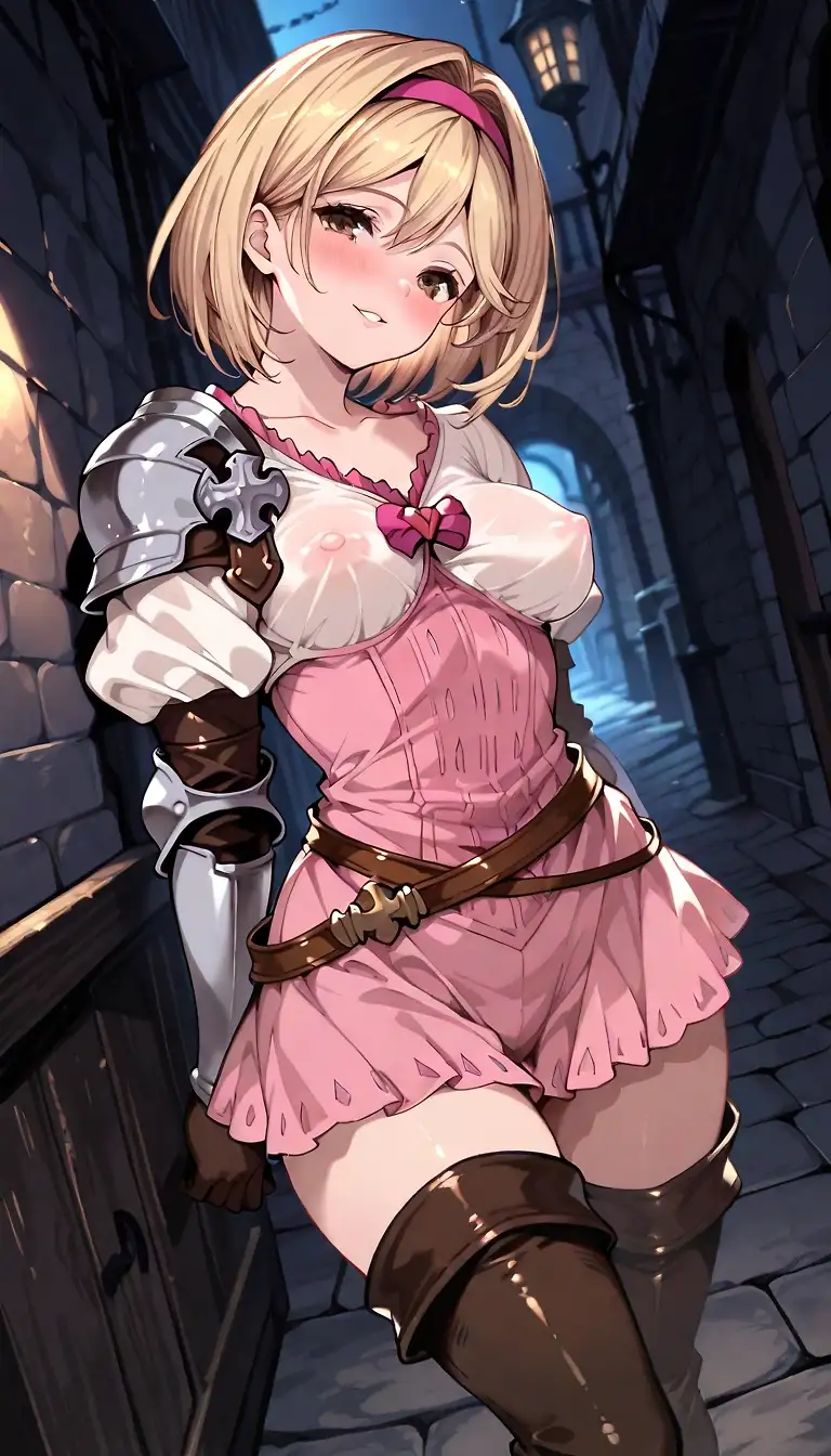 AI art "Djeeta in heat"