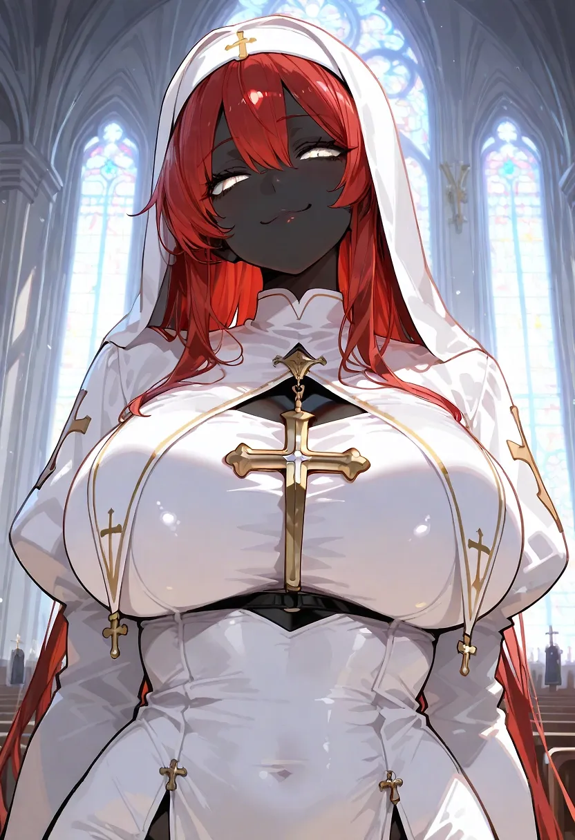 Beautiful nun