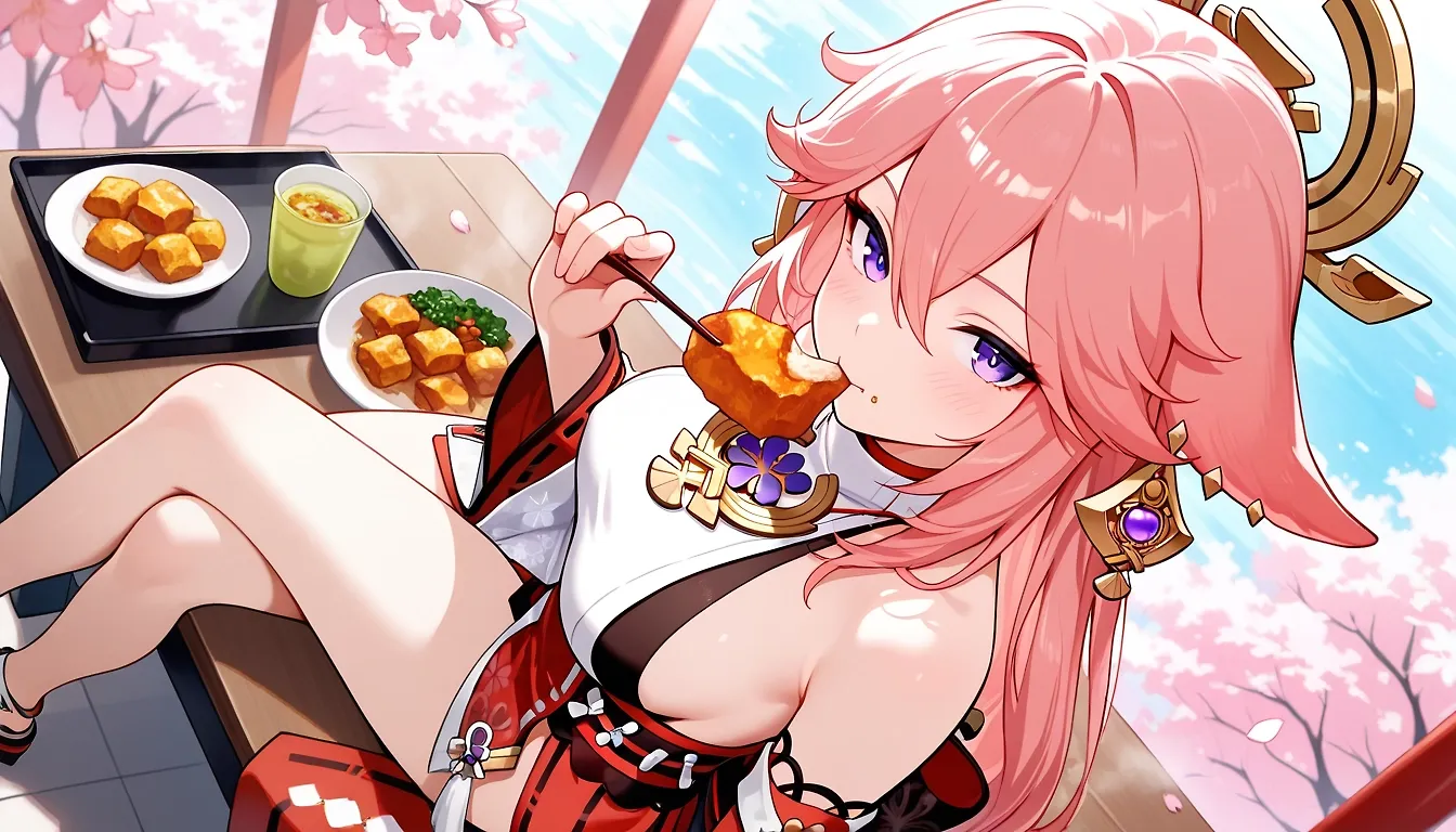 AI art "yae miko"