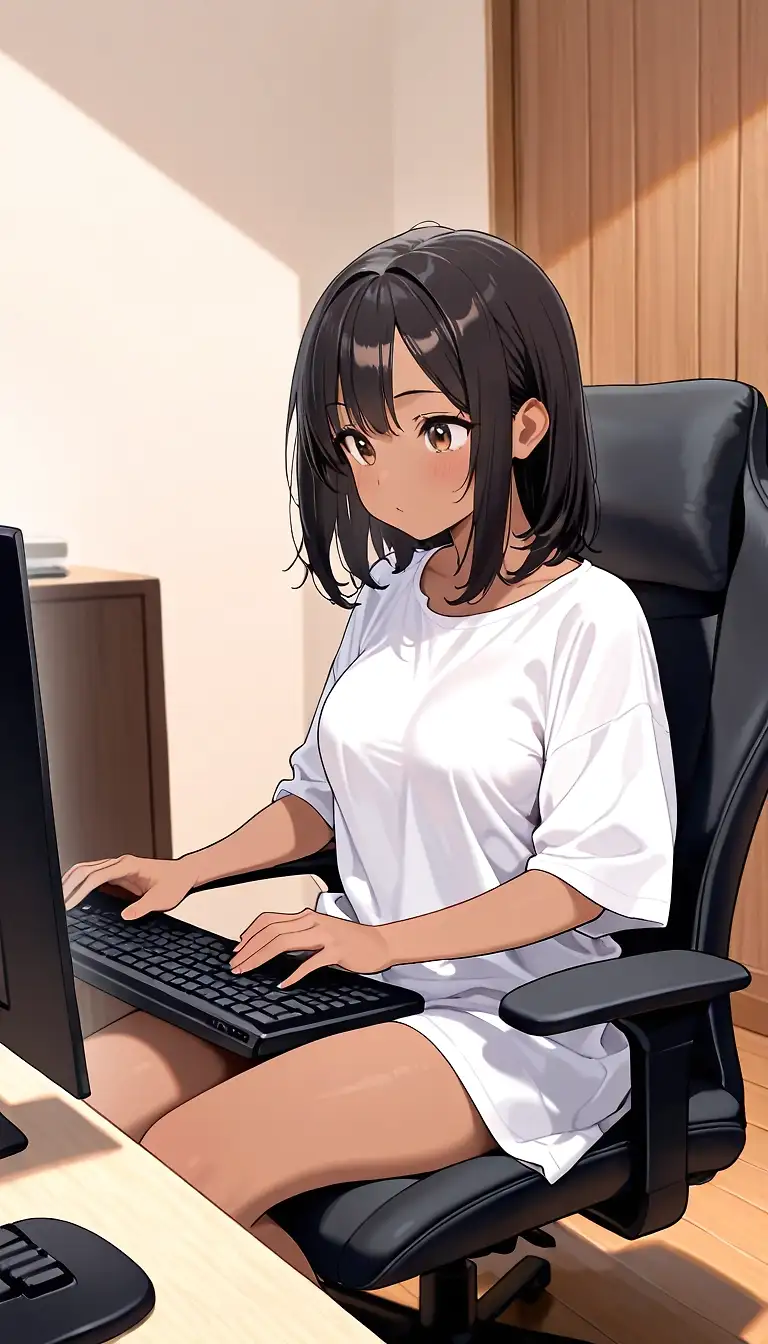 AI art "Ouka Learns to Take Online Reviews Seriously"