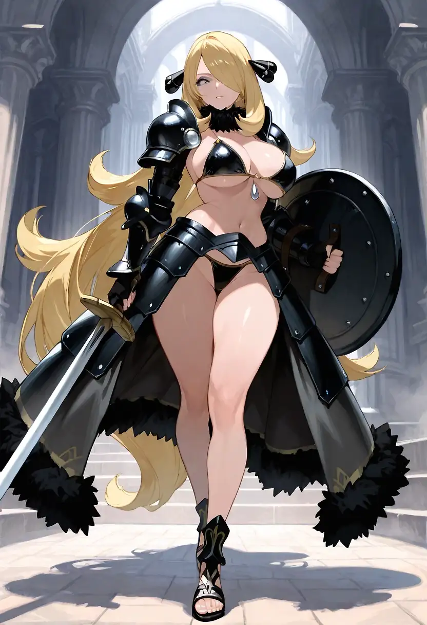 AI art "Medieval Cynthia V1"