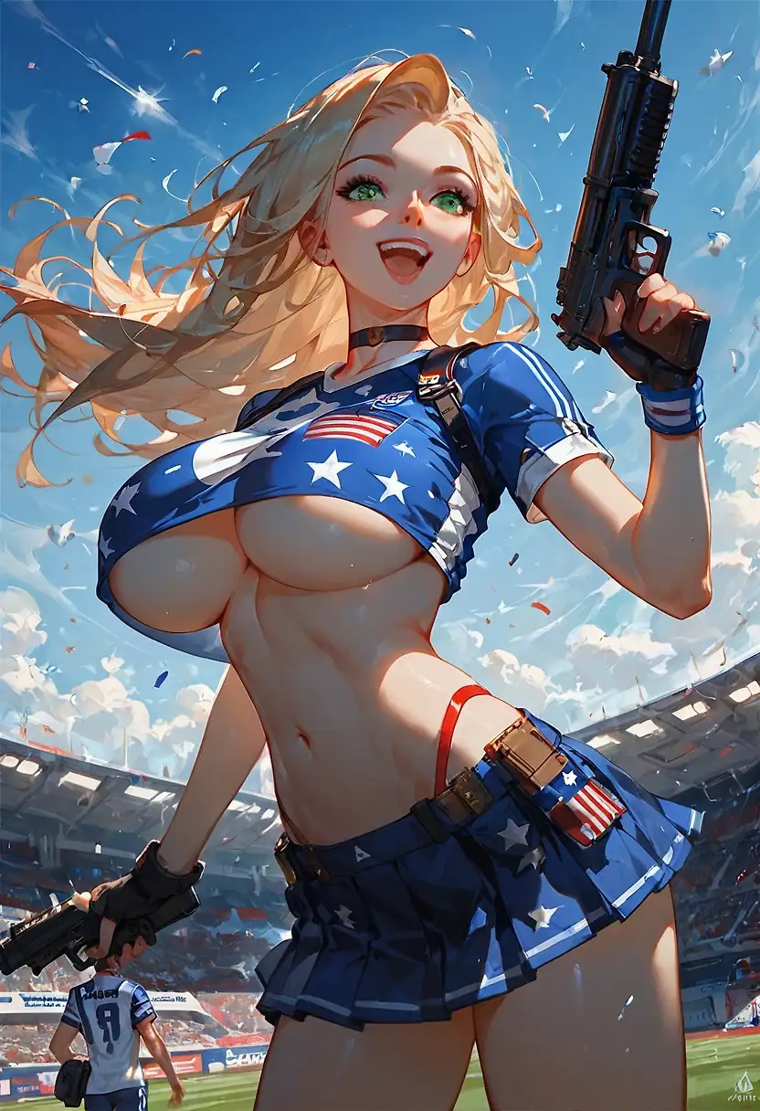 USA fan, Fiamma πΊπΈπποΈ