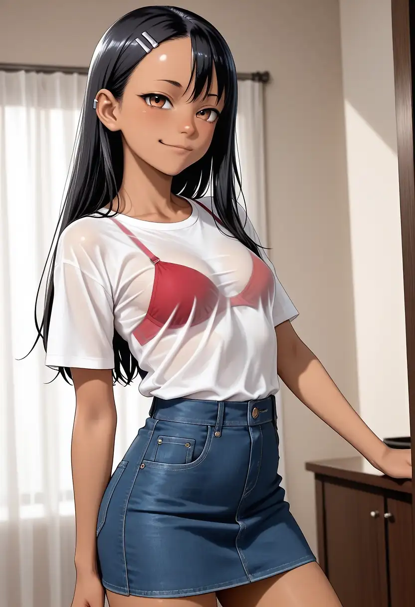 AI art 'Nagatoro self care'