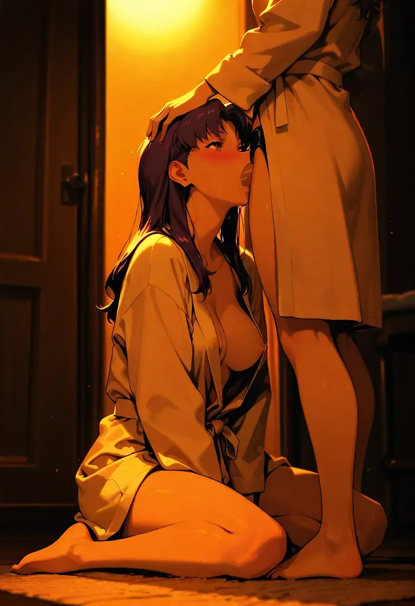 AI art 'Misato (yuri) Part 2'
