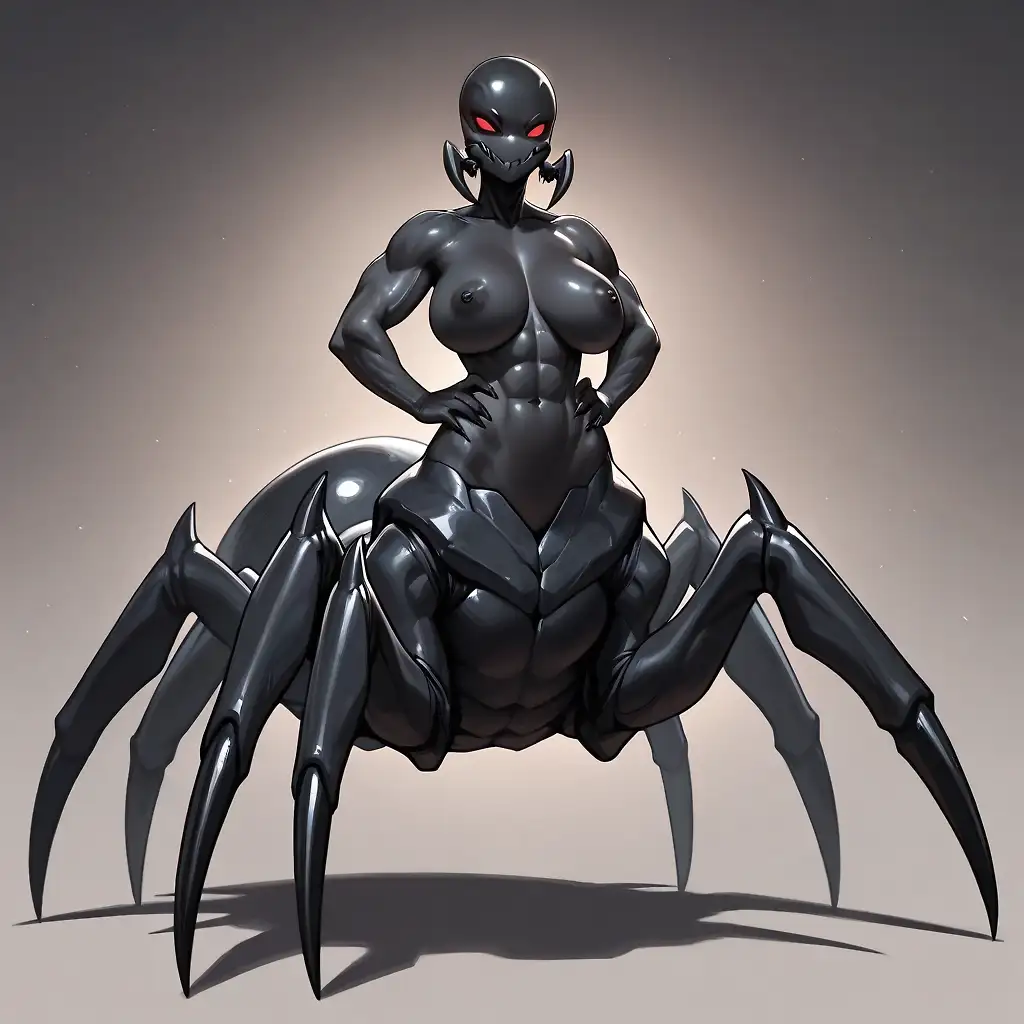 AI art "Sexy Spidertaur"