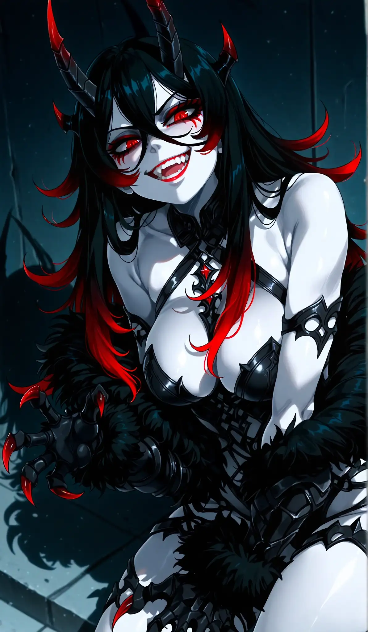 AI art 'Test' with user description 'Just messing with combining 2 art styles together, last 3 I added 3d (artwork).'