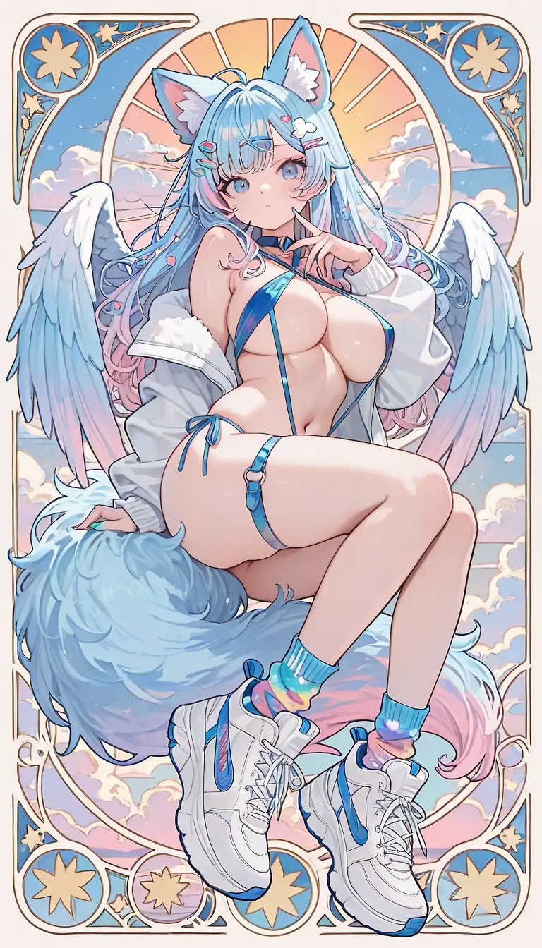 AI art "<3"