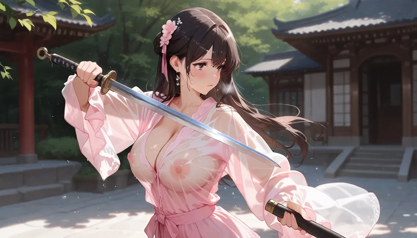AI art "Sword-Dancing Sister"