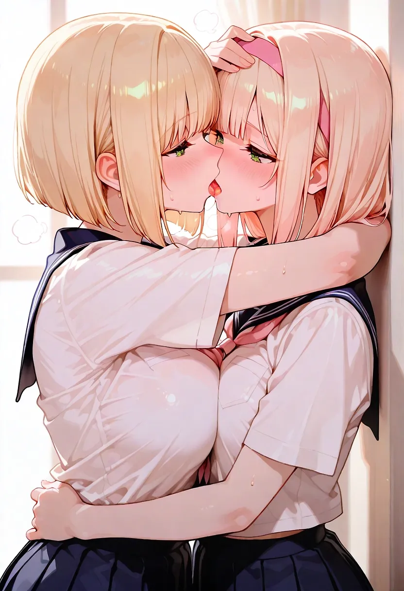 AI art "kiss"