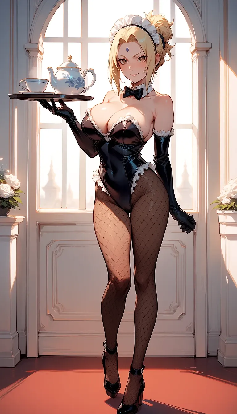 leotard maid tsunade