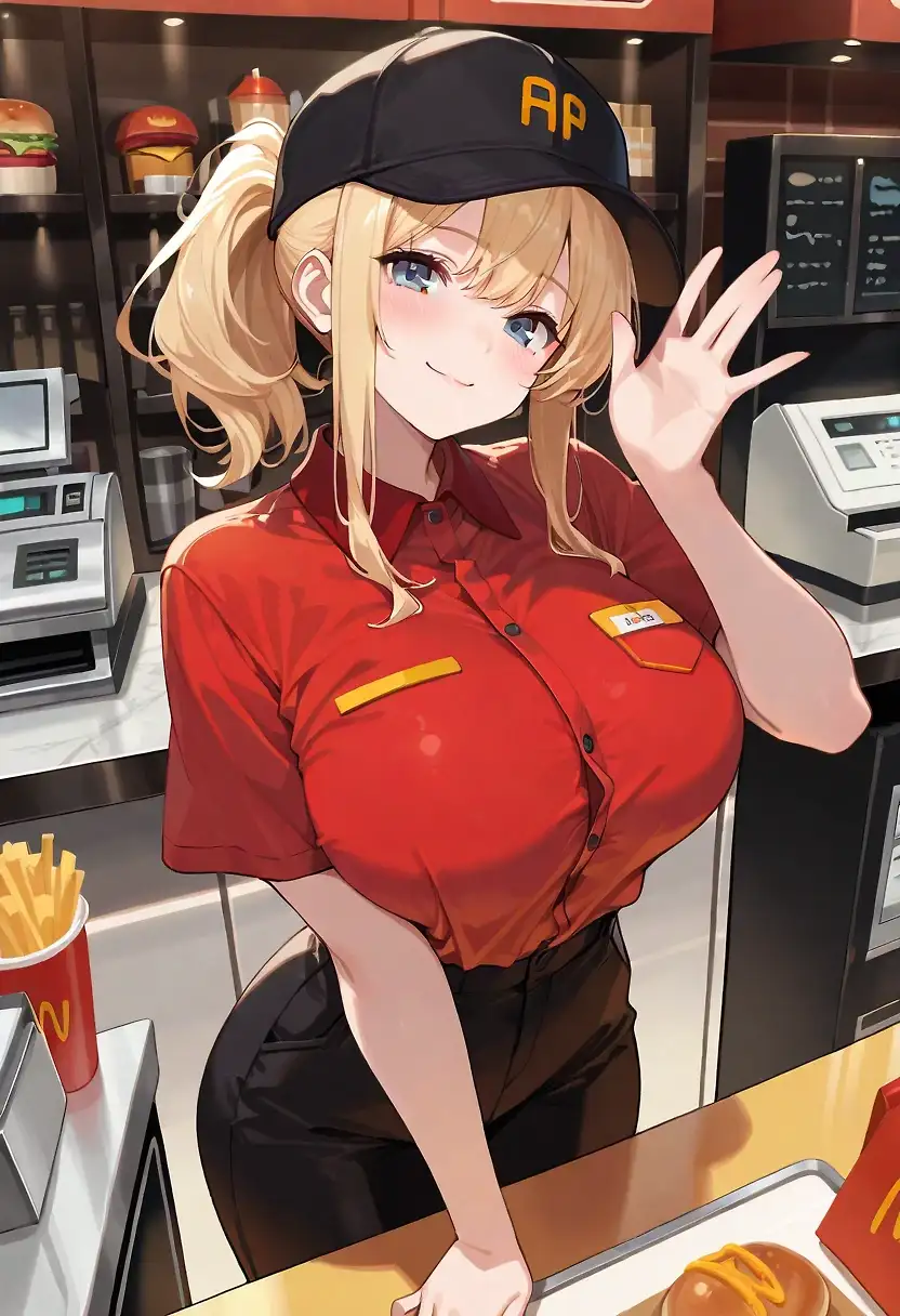 XXL Double-Titty Burger, 100% Natural w/ Special Sauce. ORDER NOW!