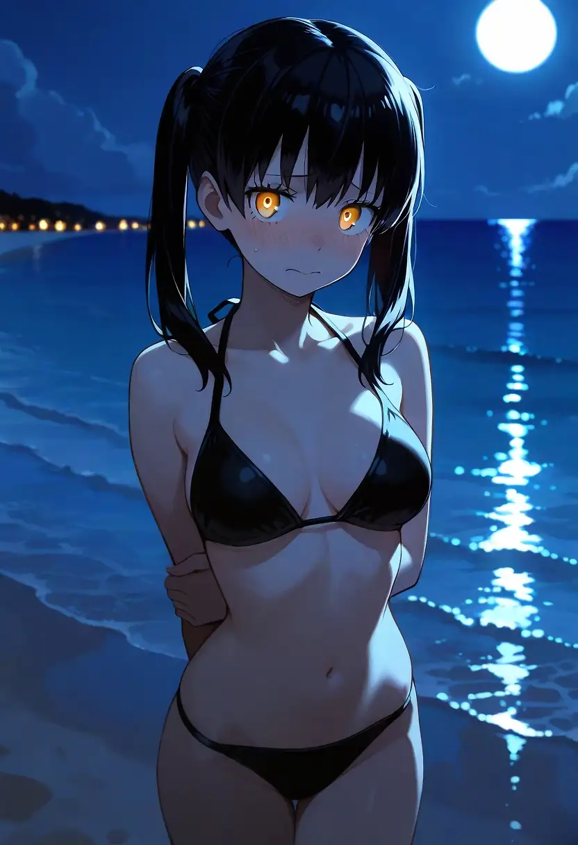 Tamaki at Night Beach