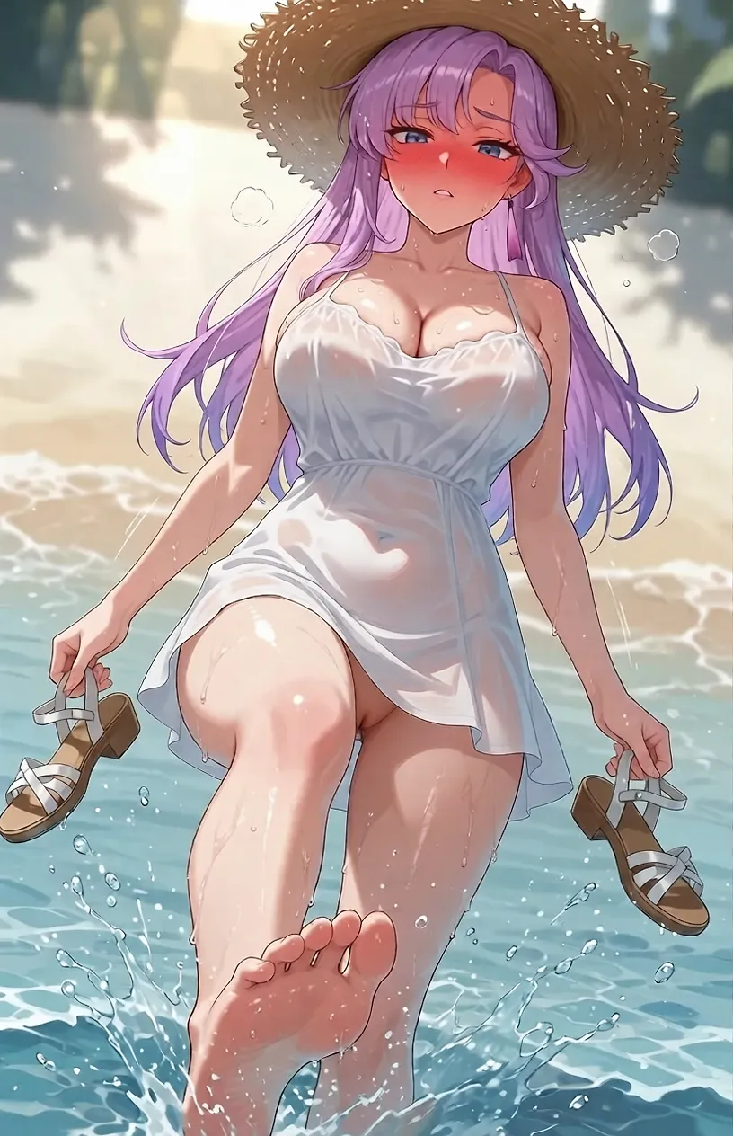 Inabe Nao at the beach