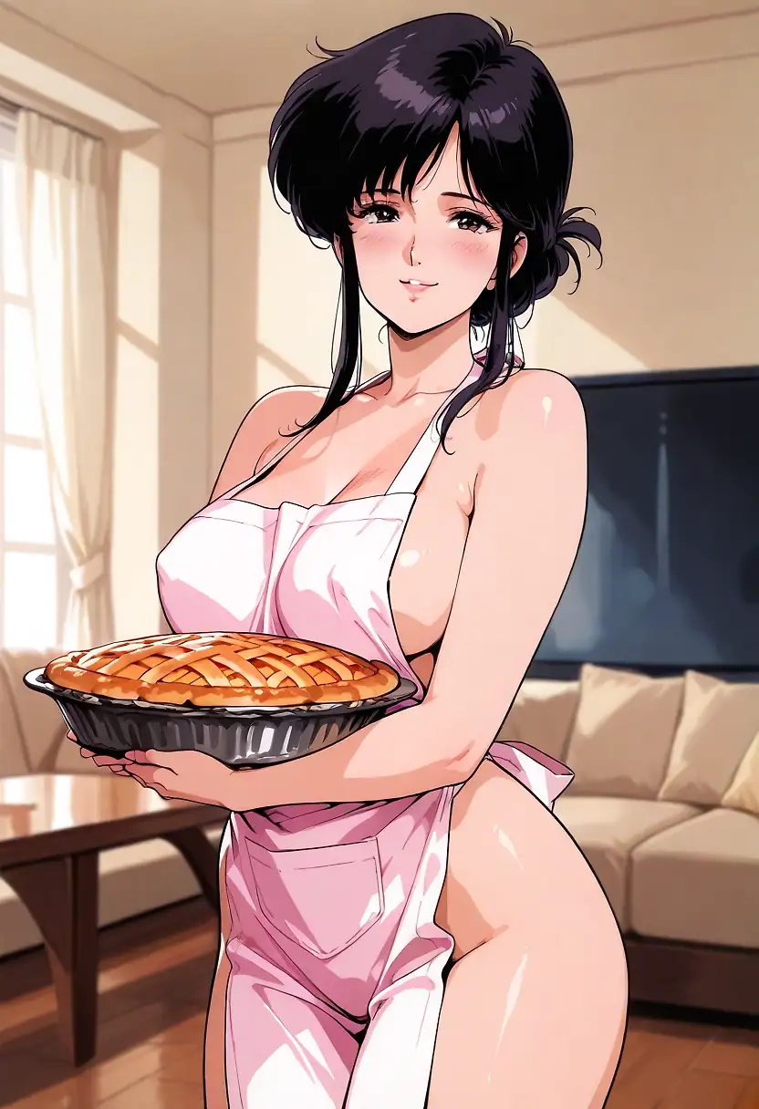 AI art "Tasting Satomi's pie, part 1"