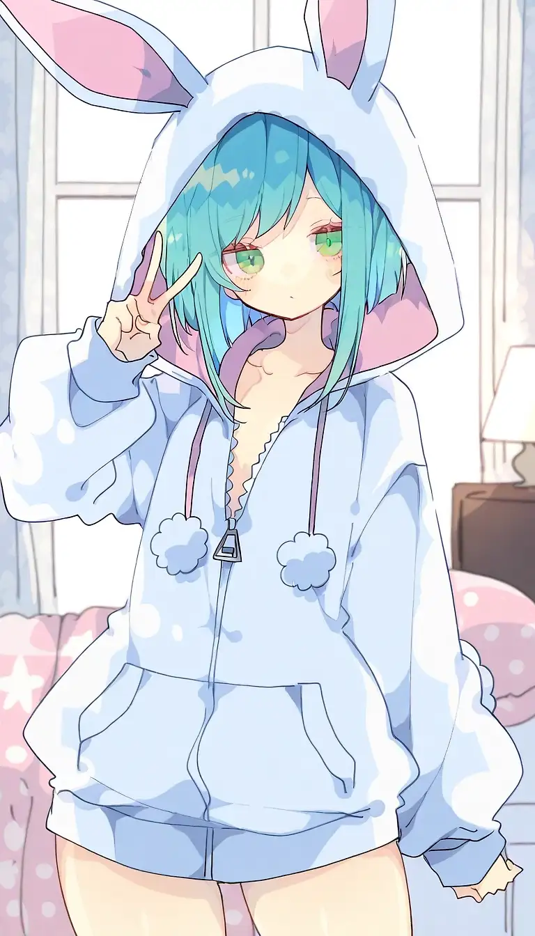 AI art 'Bunny girl (?)'