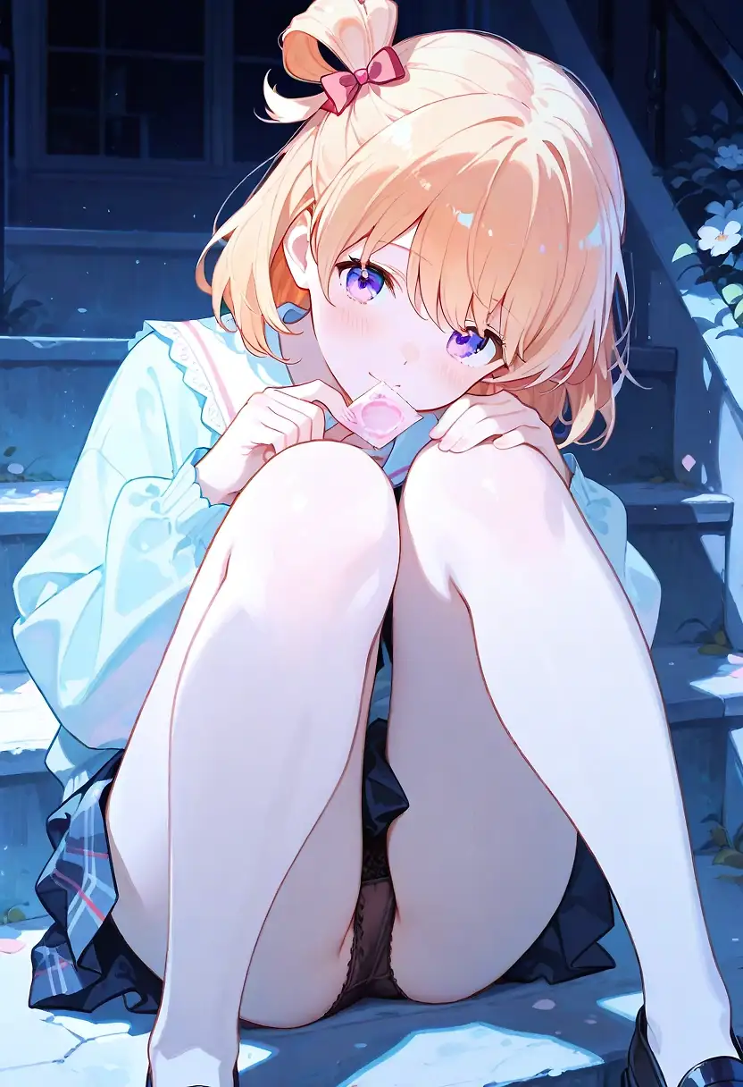 panties peek